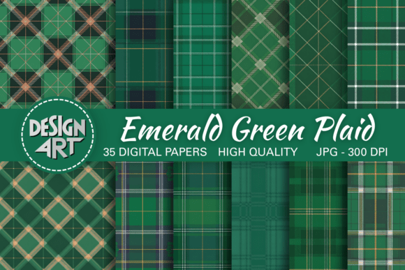 Download Emerald Green Plaid Backdrop - Green Collection