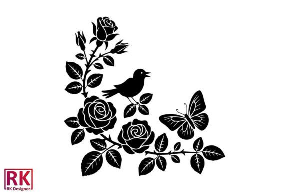 Download ***Floral Bird Frame Laser Cut Vector*** - Premium Bundle